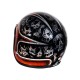 CASCO 70S SUPERFLAKES 2020 COLLECTION Skulls & Scallops Black & Orange