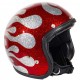 CASCO 70S SUPERFLAKES COLLECTION Flames Silver & Red