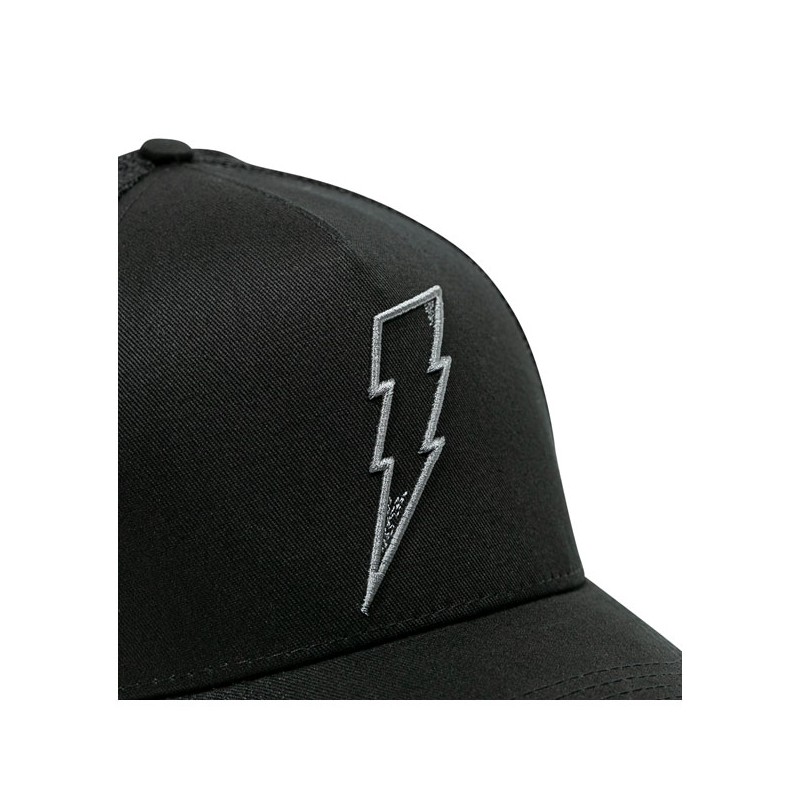 JOHN DOE TRUCKER CAP FLASH BLACK CAP - PURERACER S.L