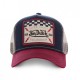 GORRA VON DUTCH Baseball Homme Filet Square Blue Marine