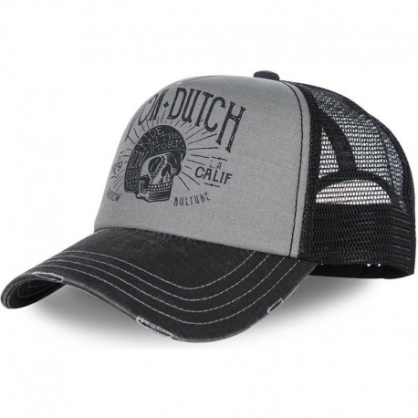 GORRA VON DUTCH CREW1 BLACK AND GREY