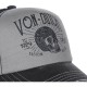 GORRA VON DUTCH CREW1 BLACK AND GREY