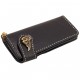 CARTERA 70S LONG FLAT NEGRA