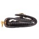 CARTERA 70S LONG FLAT NEGRA