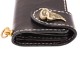 CARTERA 70S LONG FLAT NEGRA