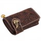 70S WALLET SHORTY ENGRAVED BROWN