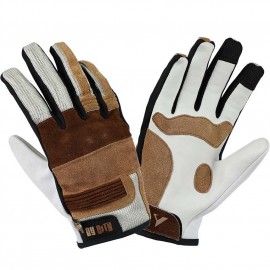 BY CITY FLORIDA MAN SPECIAL EDITION GLOVES WHITE/BROWN