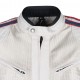 HELSTONS PACE AIR MESH SILVER AND RED JACKET