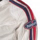 HELSTONS PACE AIR MESH SILVER AND RED JACKET