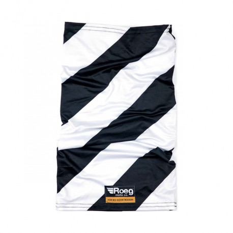 PAÑUELO ROEG STRIPED TUNNEL OFFWHITE/BLACK