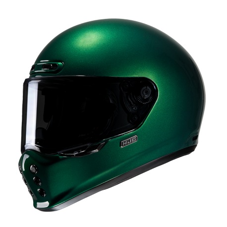 HJC V10 GREEN HELMET