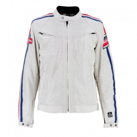 CHAQUETA HELSTONS RACING AIR MESH GREY