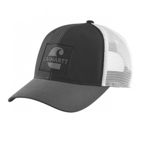 CARHARTT CANVAS MESH GRAPHIC CAP BLACK