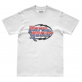 CAMISETA PURERACER RACING LOGO WHITE