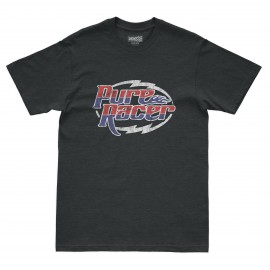 CAMISETA PURERACER RACING LOGO DARK GREY HEATHER