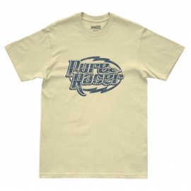 PURERACER RACING LOGO YELOW BUTTER T-SHIRT