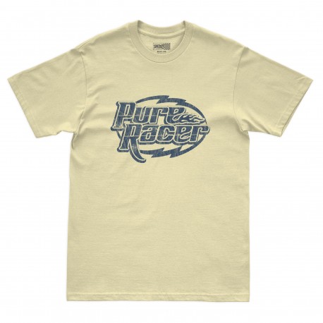 CAMISETA PURERACER RACING LOGO YELOW BUTTER