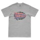 PURERACER RACING LOGO GREY HEATHER T-SHIRT