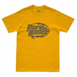 PURERACER RACING LOGO YELOW T-SHIRT