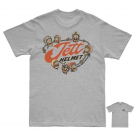 CAMISETA PURERACER JETT HELMETS GREY HEATHER