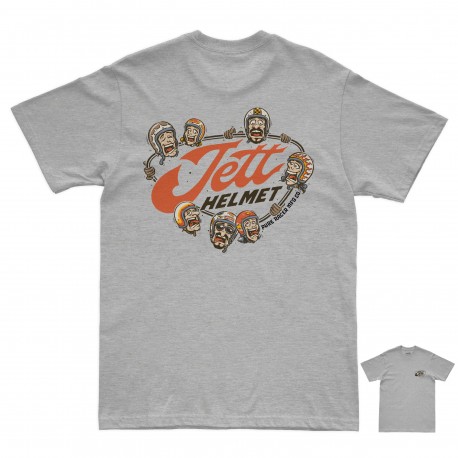 CAMISETA PURERACER JETT HELMETS GREY HEATHER