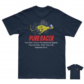 CAMISETA PURERACER MAXIMUM SPEED BLUE NAVY