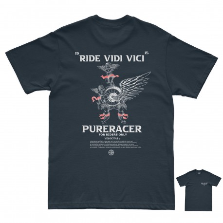 CAMISETA PURERACER RIDE VIDI VINCI GREY INK