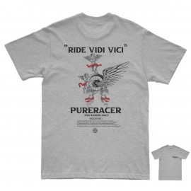 CAMISETA PURERACER RIDE VIDI VINCI GREY HEATHER