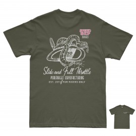 CAMISETA PURERACER SLIDE SNAKE KHAKI