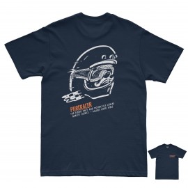 PURERACER PARTNER 2 BLUE NAVY T-SHIRT