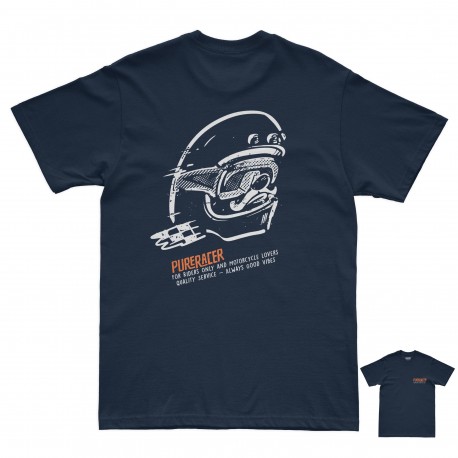 CAMISETA PURERACER PARTNER 2 BLUE NAVY