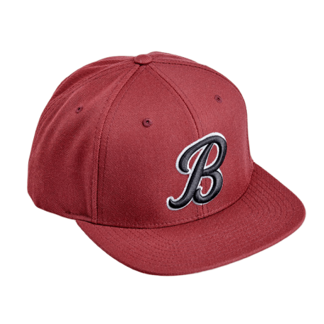 BILTWELL SCRIPT B CAP MAROON