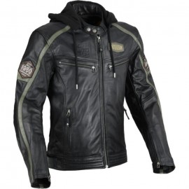 CHAQUETA DIFI DETROIT 2 BLACK-GREEN