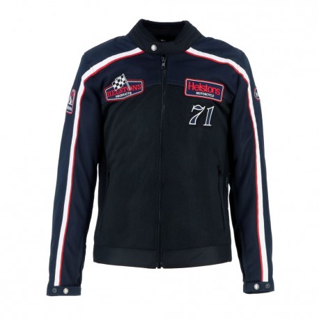 CHAQUETA HELSTONS FORMULA AIR TEX BLACK/BLUE