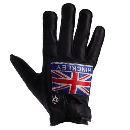 GUANTES HELSTONS LOGO HINCKLEY BLACK