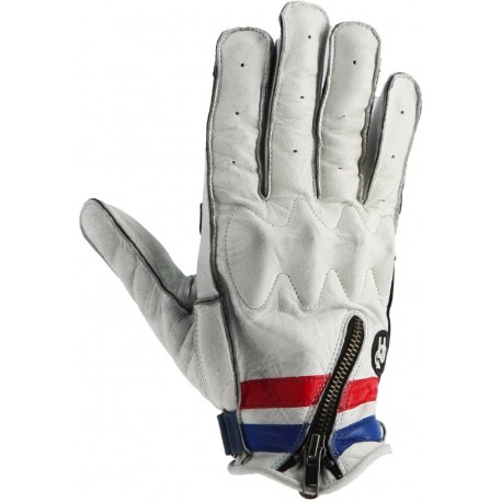 GUANTES HELSTONS ZIPER WHITE