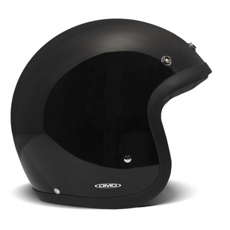 DMD RETRO GLOSS BLACK HELMET