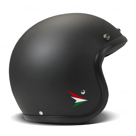 CASCO DMD RETRO ITALIA BLACK MATT