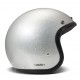 DMD RETRO SILVER BLACK HELMET