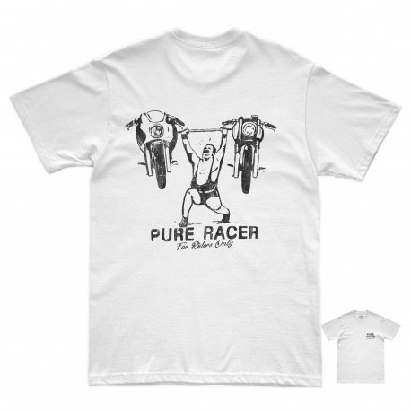 PURERACER PURE STRENGTH WHITE T-SHIRT