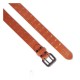 CINTURON TRIP MACHINE BELT DOUBLE PIN TAN