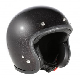 70S METALFLAKES 06 BLACK HELMET