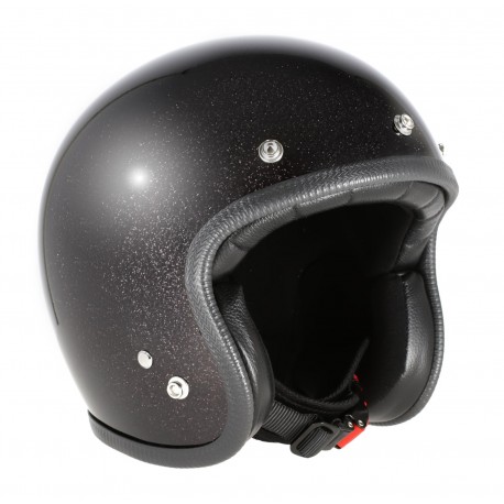 70S METALFLAKES 06 BLACK HELMET