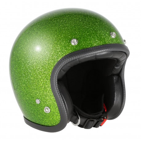 70S METALFLAKES 06 ACID GREEN HELMET