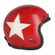 70S DIRTY 06 STAR RED HELMET