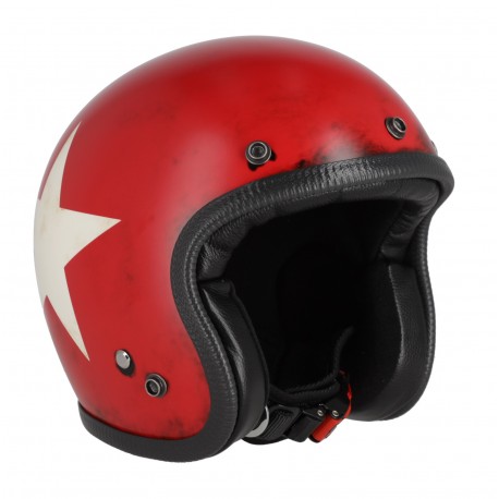 70S DIRTY 06 STAR RED HELMET