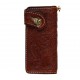 CARTERA 70S Wallet CARPA Long Engraved BROWN