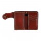 70S Brown Engraved Small CARPA Wallet