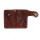 70S Brown Engraved Small CARPA Wallet