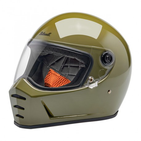 BILTWELL LANE SPLITTER HELMET OLIVE GREEN